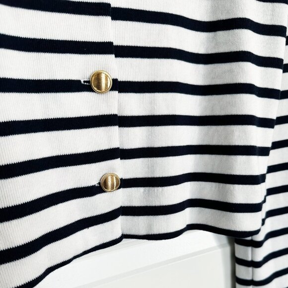 NWT Ann Taylor Striped Knit Jacket - Picture 5 of 9